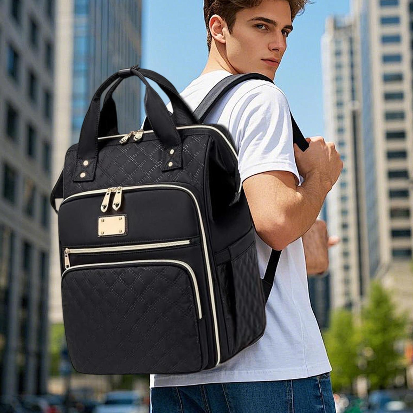 Laptop Backpack 15.6 - 2-in-1 Lunch Backpack For Work &