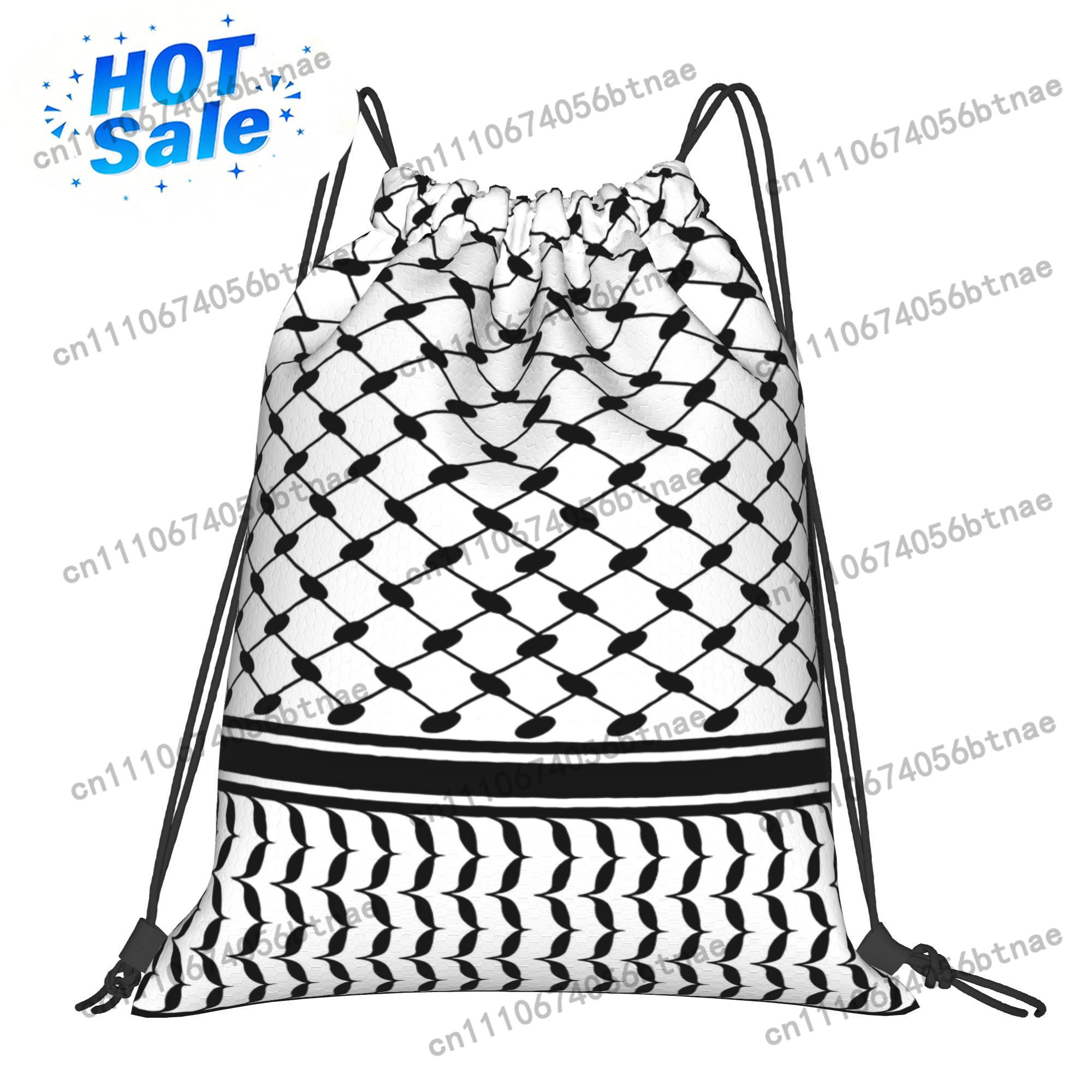 Kufiya Middle Eatern Pattern D - Drawstring Gym Bag ulasan dan harga