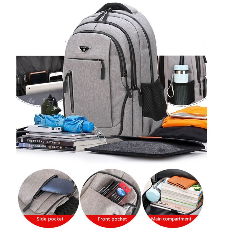 Large Capacity Backpack Men La - Laptop Backpack 15.6 ulasan dan harga