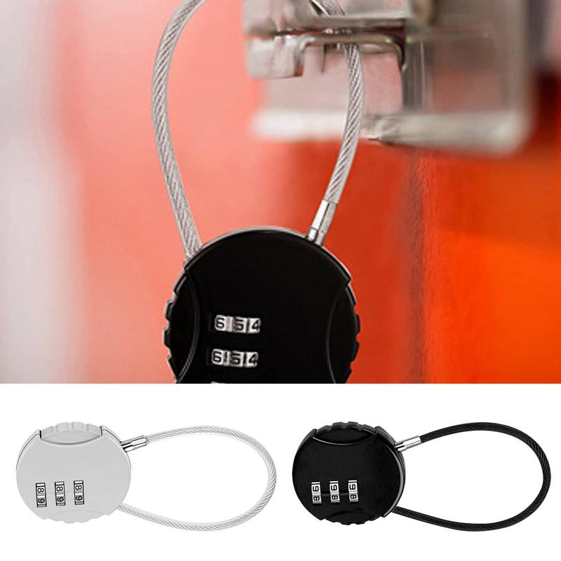Round Shape Luggage Combo Lock - Backpack Lock Combo ulasan dan harga
