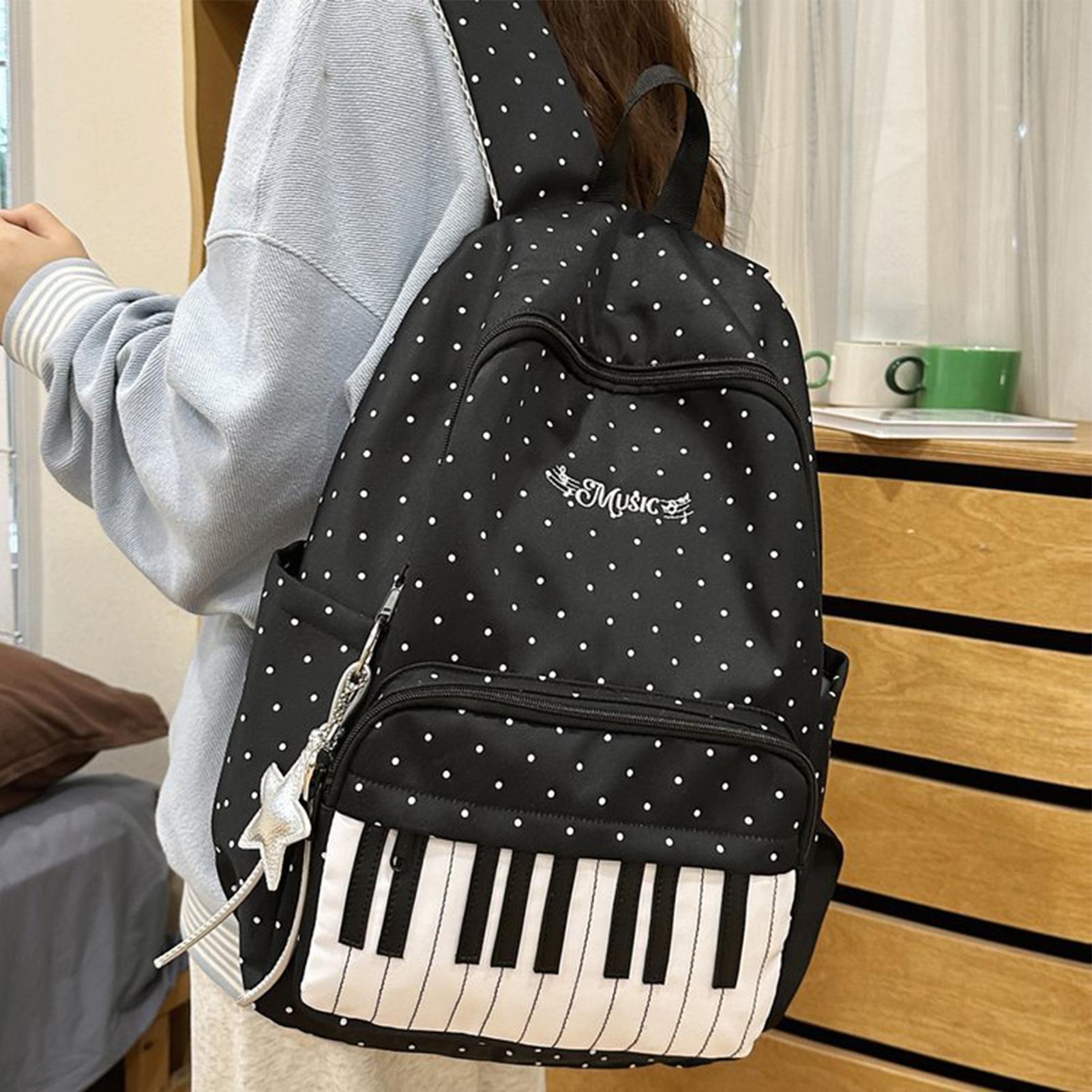 Travel Backpack | Piano Print  - Fashion Backpack Women ulasan dan harga