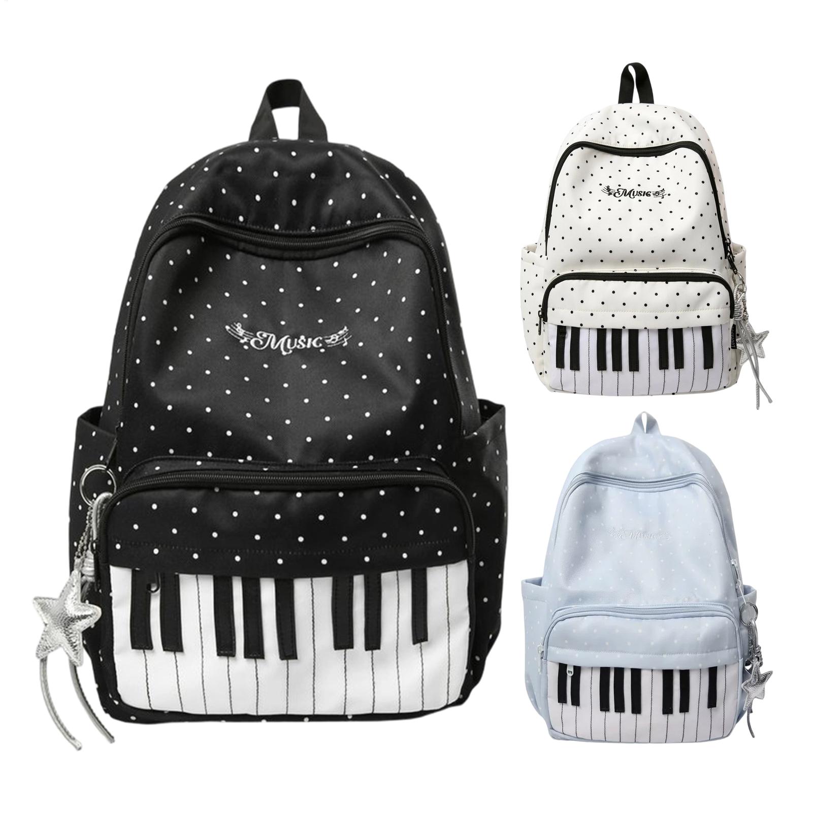 Travel Backpack | Piano Print  - Fashion Backpack Women ulasan dan harga